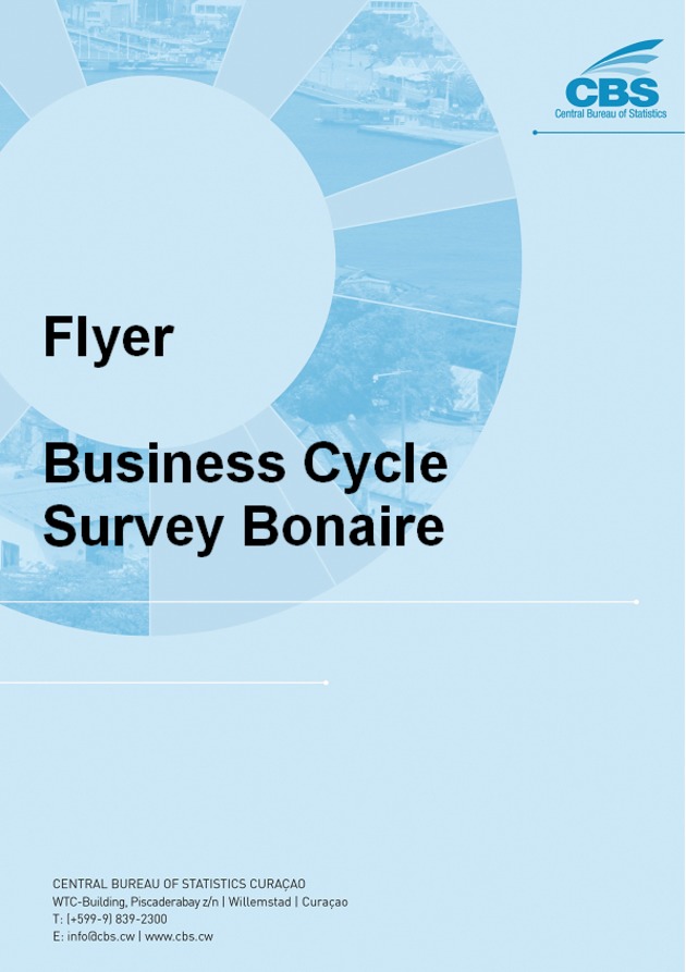 Flyer Business Cycle Survey/Conjunctuurenquete Bonaire
